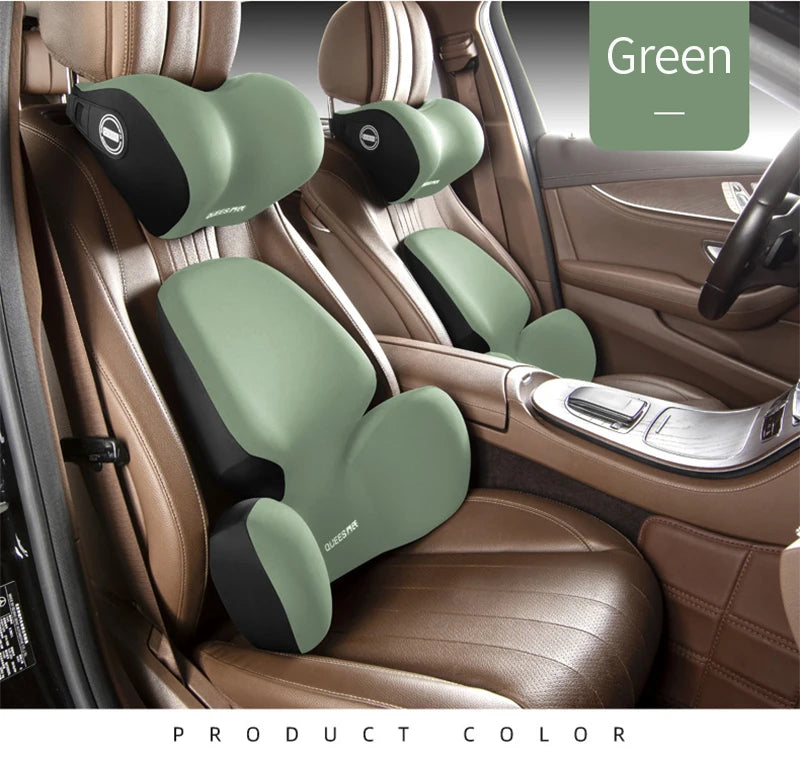 Update Car Lumbar Support Pillow Auto Neck Pillow Waist Support Removable Washable Backrest Universal Vehicle Cushion