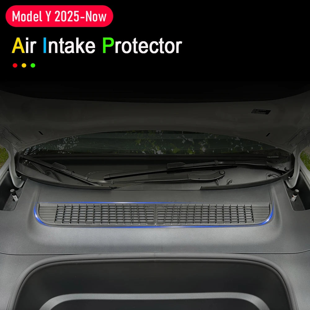 For Tesla Model Y Juniper 2025 Insect-proof Net Front Trunk Anti Insect Dust Proof Inner Vent Grille Air Inlet Protective Cover