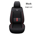 Ergonomic Car Seat Cushion – Nappa Leather & Ice Silk, High-Resilience Sponge, All-Season Comfort for Most Vehicles