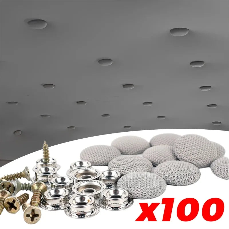 Universal Car Roof Lining Repair Buttons Auto Headliner Retainer Snap Rivet Fastener Ceiling Cloth Fixing Buckle Interior Decor