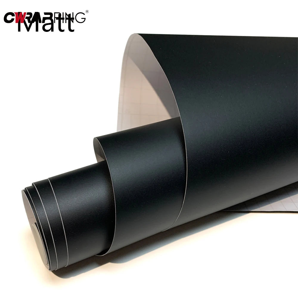 Car Wrapping Film Frosted Matte Black Bubble Free Vinyl Film Auto Color Change Decal Motorcycle Sticker Exterior Car Accessories