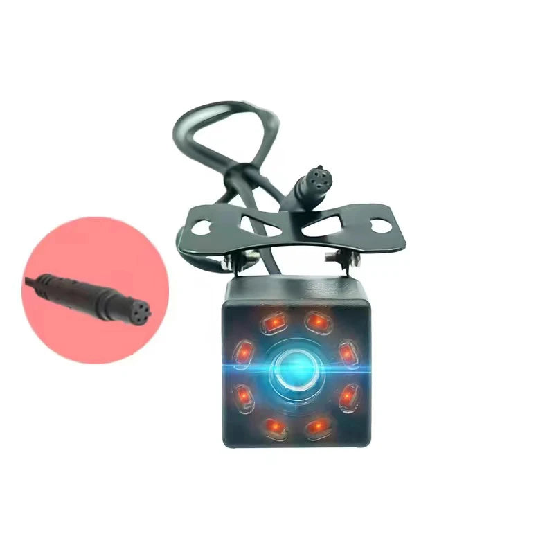 car dashcam 4-pin5-pin rear view camera redlight HD night vision backup waterproof wide-angle front and rear parking cameras