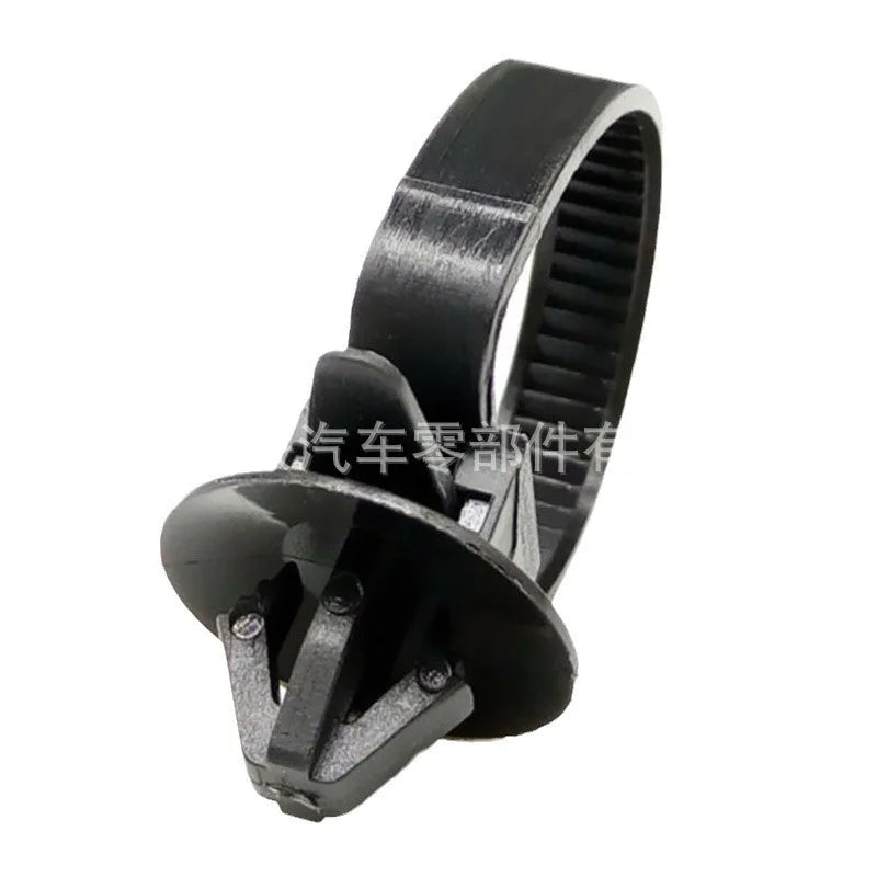 25pcs Car Nylon Tie Wrap Cable Fixed Fastener Clips Car Hose Fastening Zip Strap Self-Locking Nylon Cable Ties