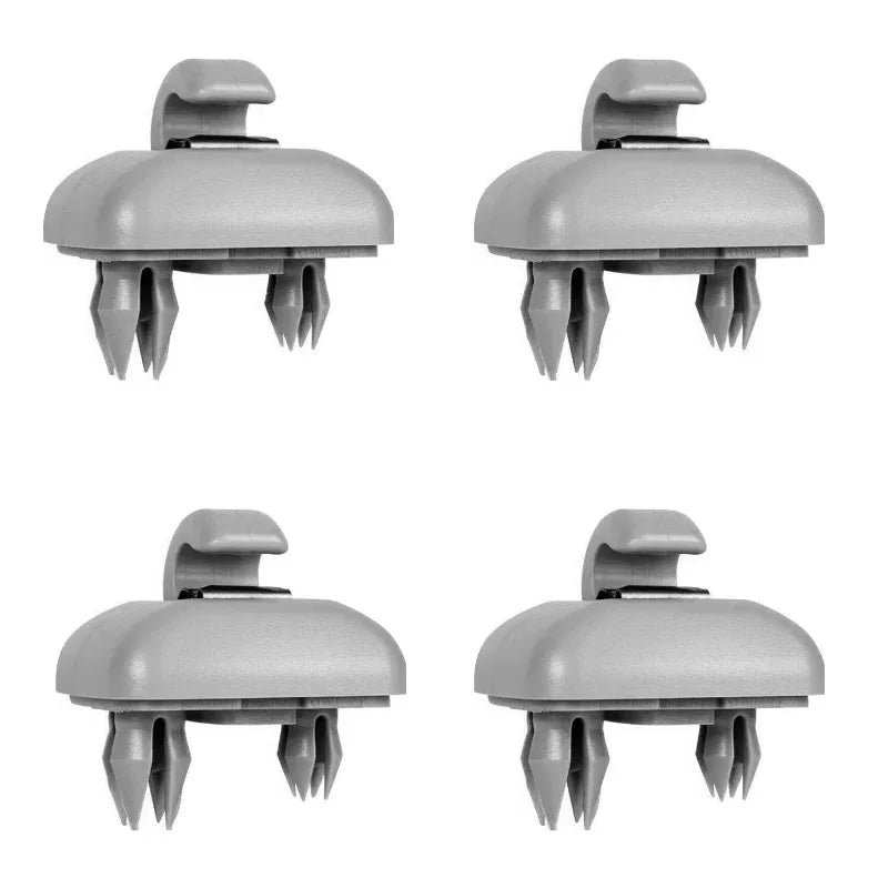 4X Car Sun Visor Clip Gray Interior Hanger Hook Clip Bracket for Audi A1 A3 A4 A5 Q3 Q5 A7 B6 B7 B8 S4 S5 8E0857562 8U0857562A
