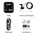 DAB/DAB+ Antenna With USB Adapter Android Car Radio GPS Stereo Receiver Player For Europe Universal Signal Head Unit Player