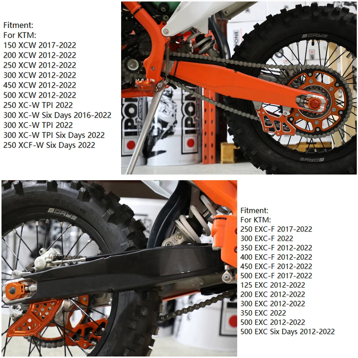 Motorcycle New 2023 Swingarm Swing Arm Protector For KTM XCW XCFW EXC EXCF TPI Six Days 150 200 250 300 350 450 500 2012-2022
