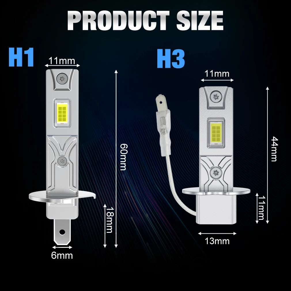 XSTORM H1 LED Headlight Bulb 60000LM 150W High Power Auto Fog Lamp 6500K 12V Led Lights for Car Head Lamps Driving Running Lamp