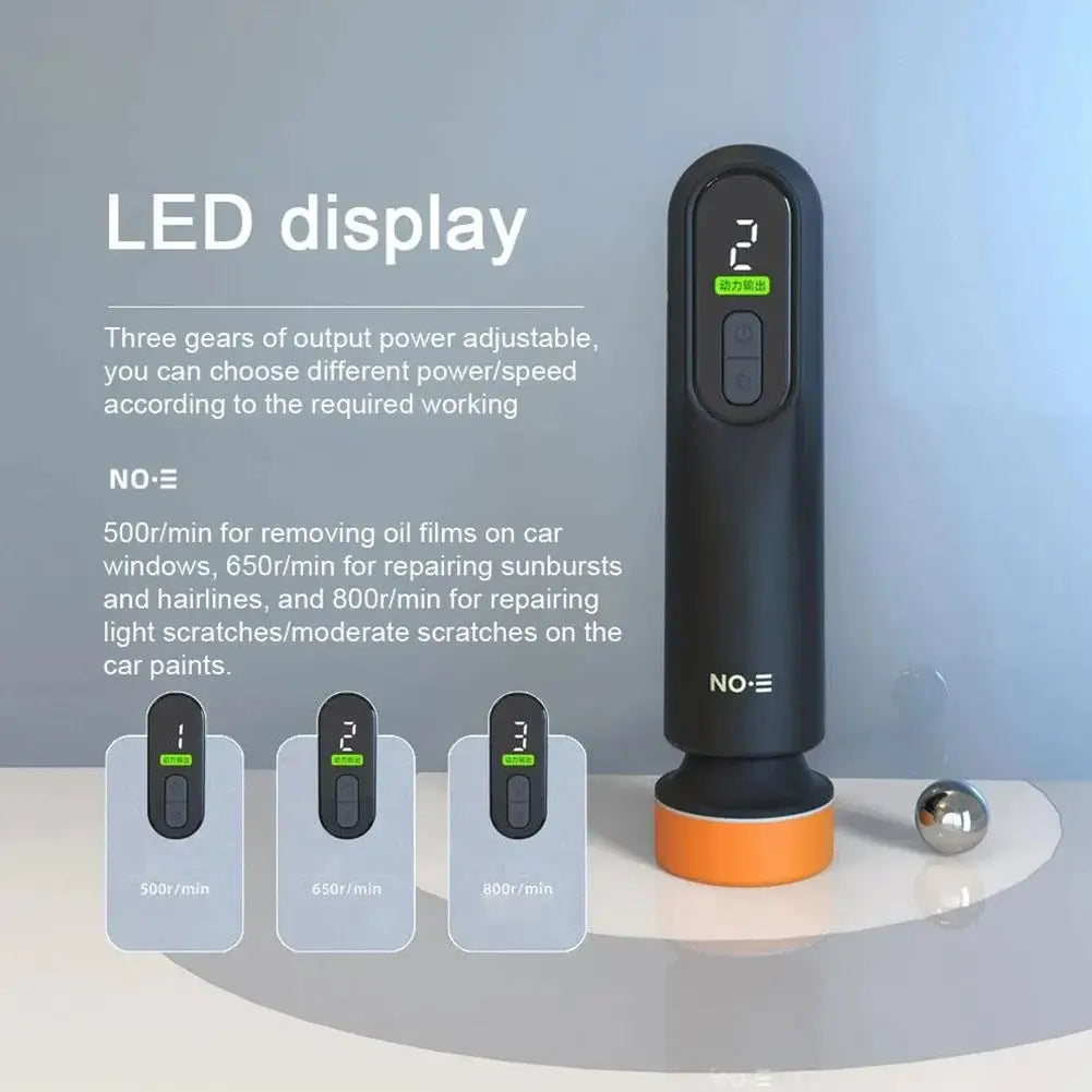 Car Waxing Polishing Sanding Machine 12000RPM Car Paint Scratch Repair Windscreen Glass Oil Film Remove Machine