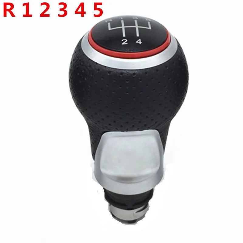 5/6 Speed Manual Gear Shift Knob Lever Stick Arm Pen Gaiter Boot Cover Case For Audi A4 S4 B8 8K A5 8T Q5 8R S Line 2007-2015