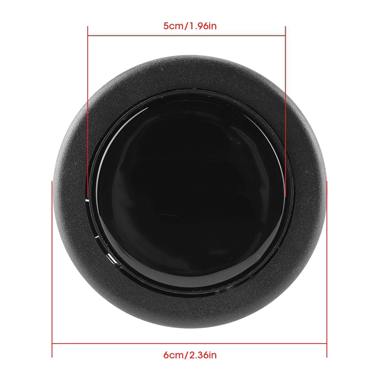 Steering Wheel Horn Button Metal and Plastic Easy To Install Universal Personalized Car Horn Button Replacement for automobile