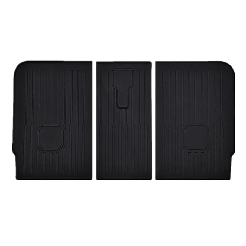 Rear Seat Back Cover Backrest Protector for Tesla 2020 ~ 2025 Model Y Juniper Trunk Anti-scratch Pad Anti-dirty Mat with Velcro