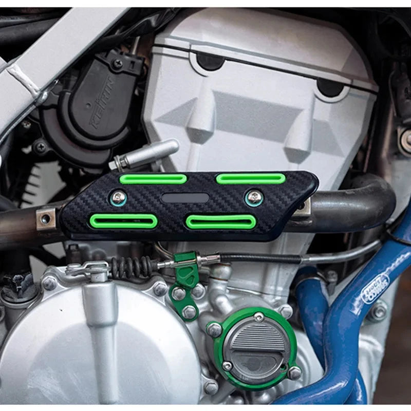 Motorcycle Exhaust Heat Insulation Protector Retrofit Motorbike Universal Anti-scalding Guard Exhaust Heat Insulation Guard