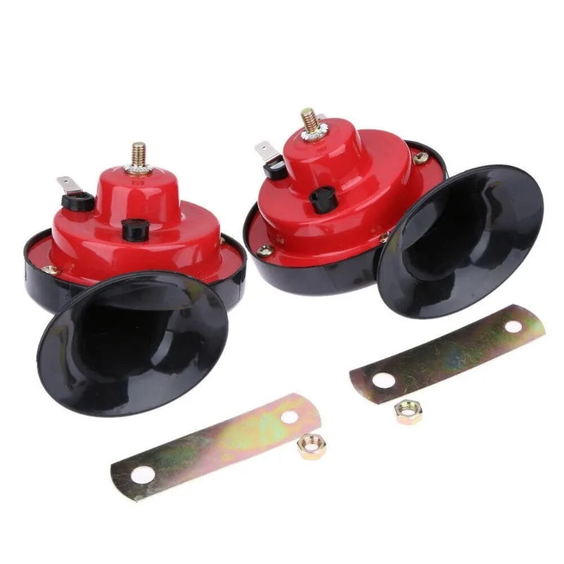 Super Loud 12V Snail Car Horn - Multiple Tones to Choose From