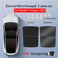 2pcs Sun Shades Roof for Tesla New Model 3 Y Juniper Launch Refresh Highland Sunshade UV Protect Skylight Film 2025 Accessories