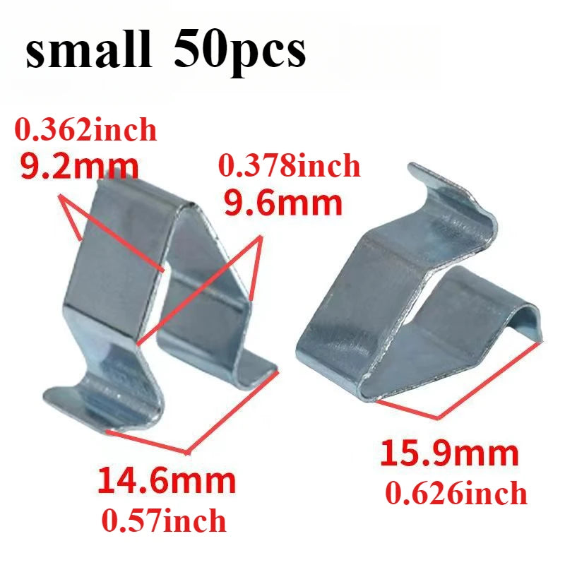 10/20/30/50pcs Metal Trim Panel Clips For Skoda For Passat  Boot Tailgate Interior Lining Car Accessory car accessories interior