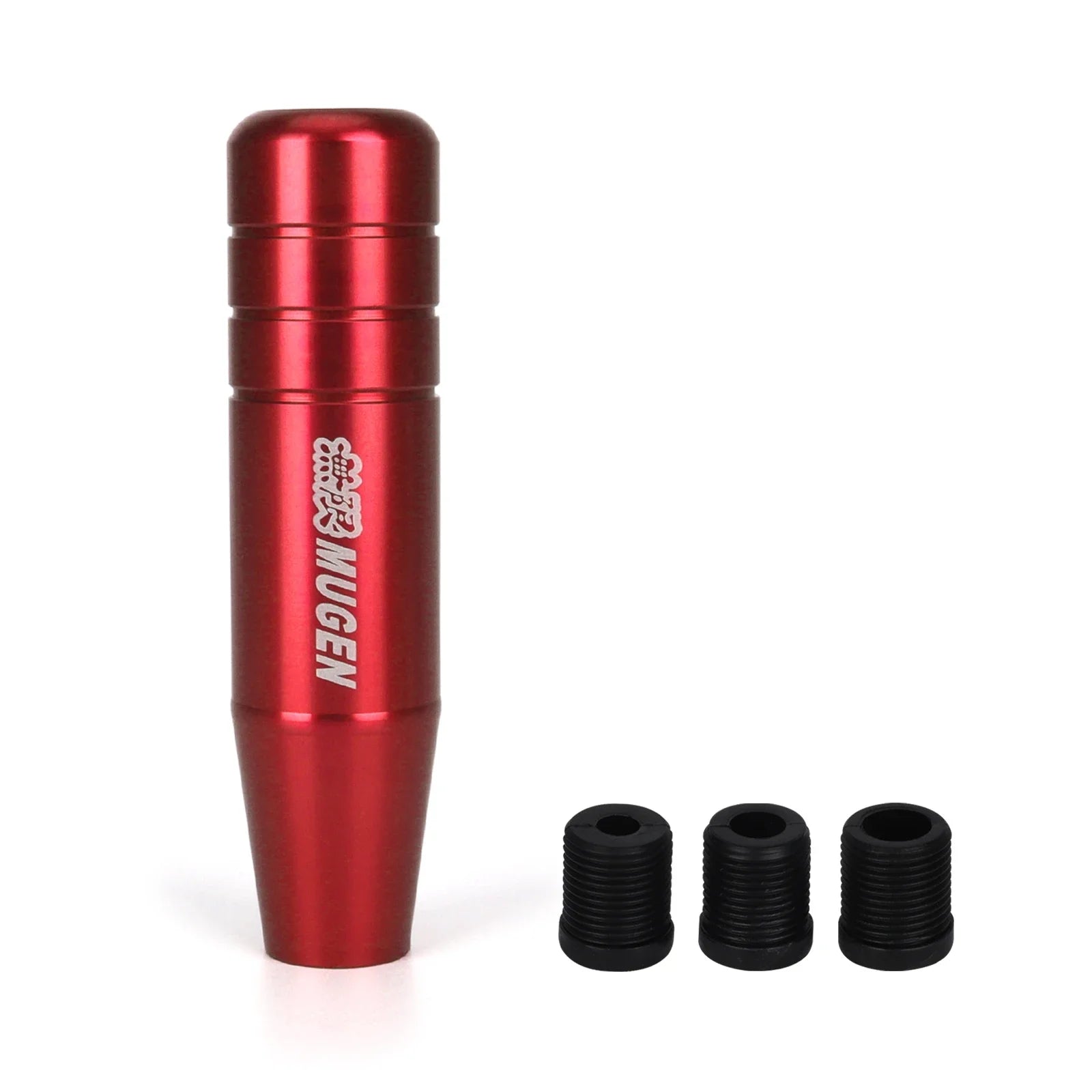 Universal Car 13CM Aluminium Gear Shift Knob Mugen Electroplating Color Manual Lever Shifter Dandle Extended Manual Transmission