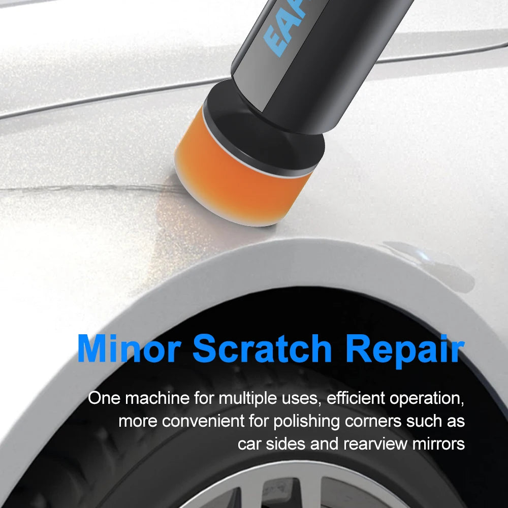 EAFC Cordless Car Polisher & Waxer Sanding Machine40W PolisherforPaint Scratch Repair Windshield Oil Film Removal Cleanig Waxing