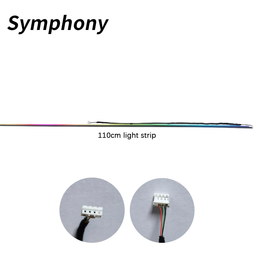'Magic lantern' Symphony Ambient Light Accessories Full Colors Streamer Rainbow Parts 3 pin 3 wires Interior Interior Mouldings