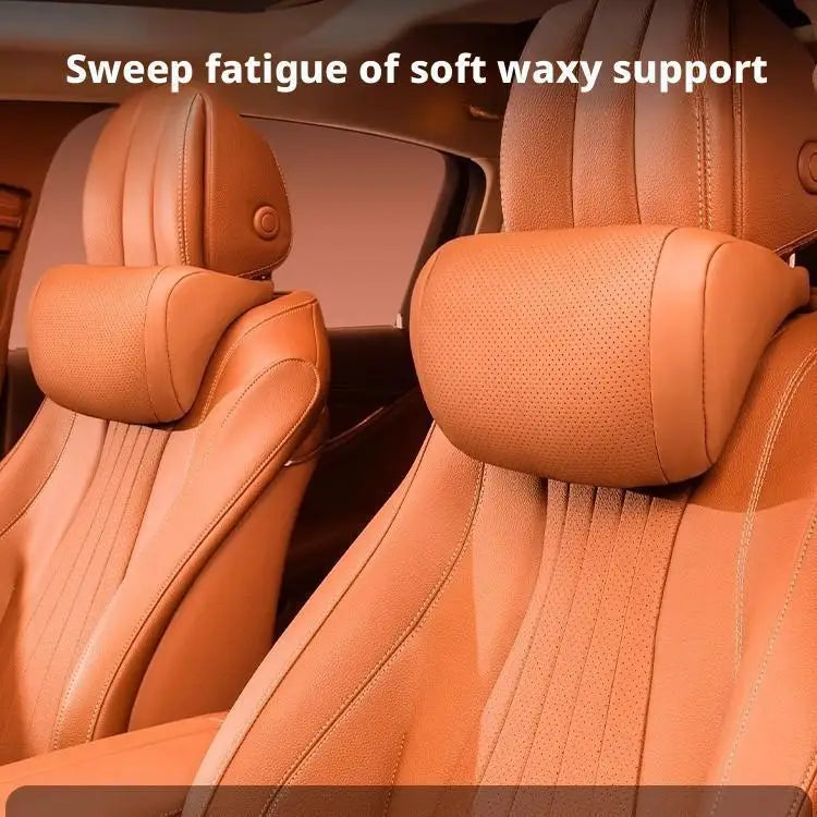 1/2Pcs 3D Car Neck Pillow Car Seat Headrest Pillow Auto Memory Cotton Protector Cushion For Universal Travel Car Head Support