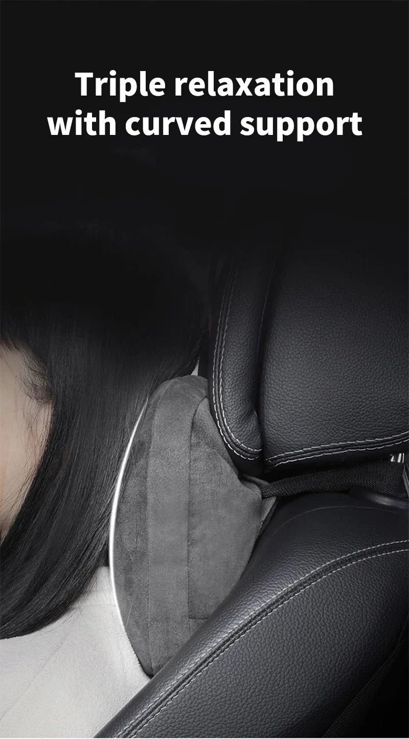Car Neck Pillow Car Seat Headrest Pillow Auto Memory Cotton Protector Cushion For Universal Car Head Support for Gaming Chair