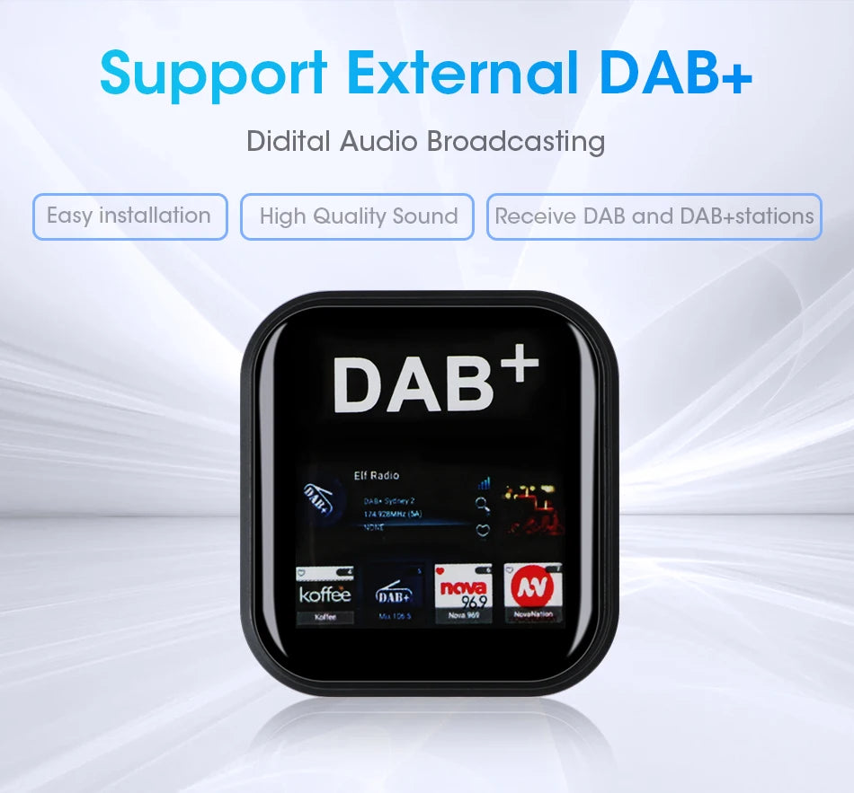 Srnubi DAB/DAB+ Antenna With USB Adapter Universal Android Car Radio GPS Stereo Receiver Europe DAB DAB+ Signal Head Unit Player