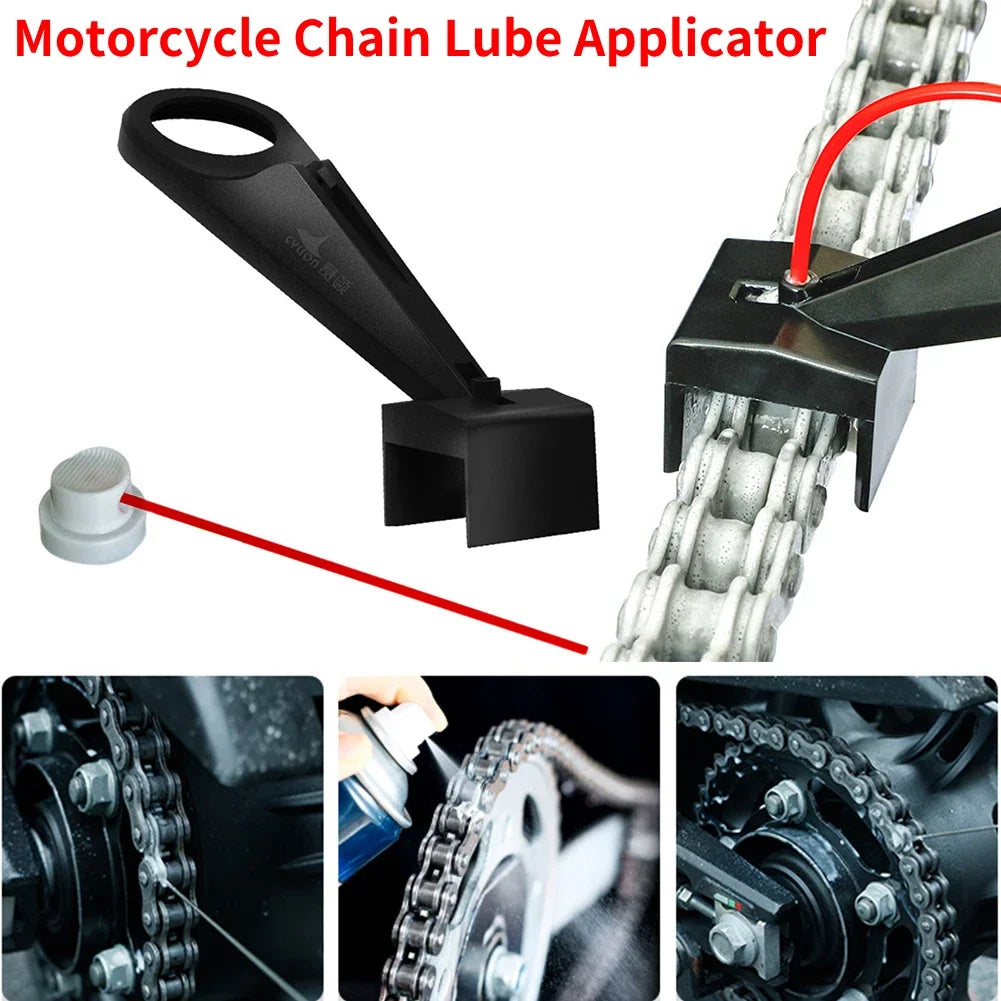 1-5PCS Bicycle Chain Lube Applicator Mess-Free Chain Wax Cleaner Attachment Motorcycle Chain Lube Oiler Tool