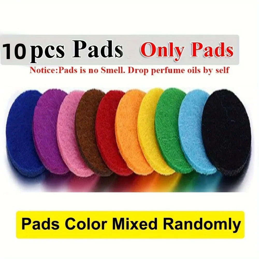 1PC Refillable Car Air Freshener Perfume Diffuser Clip with 10pcs Pads Auto Vent Interior Aromatherapy Diffuser