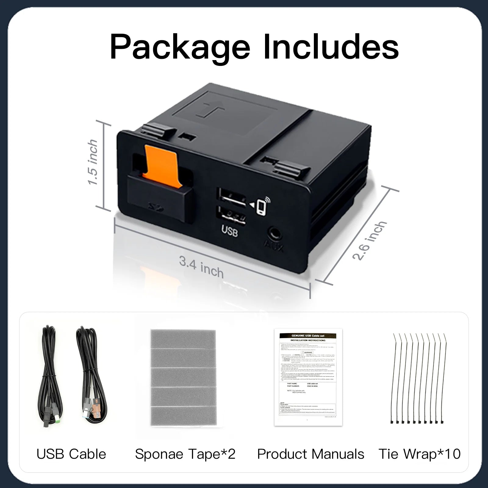 P2 Wired or P3 Wireless Carplay Android auto Adapter For Retrofit Mazda 2 3 6 CX3 CX5 CX8 MX5 USB HUB Kit TK78669U0C 00008fz34