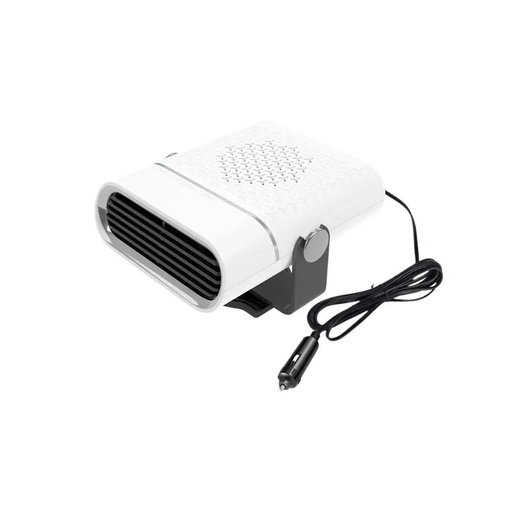 12V 120W Portable Car Heater Fast Heating & Cooling Fan 360° Rotation Defogger/Defroster Cigarette Lighter Plug-in
