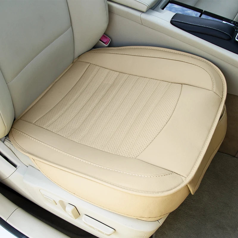 Luxury PU Leather Car Seat Cover Comfortable And Breathable All Year Round Protector The Car Seat Auto Cushion Accessories