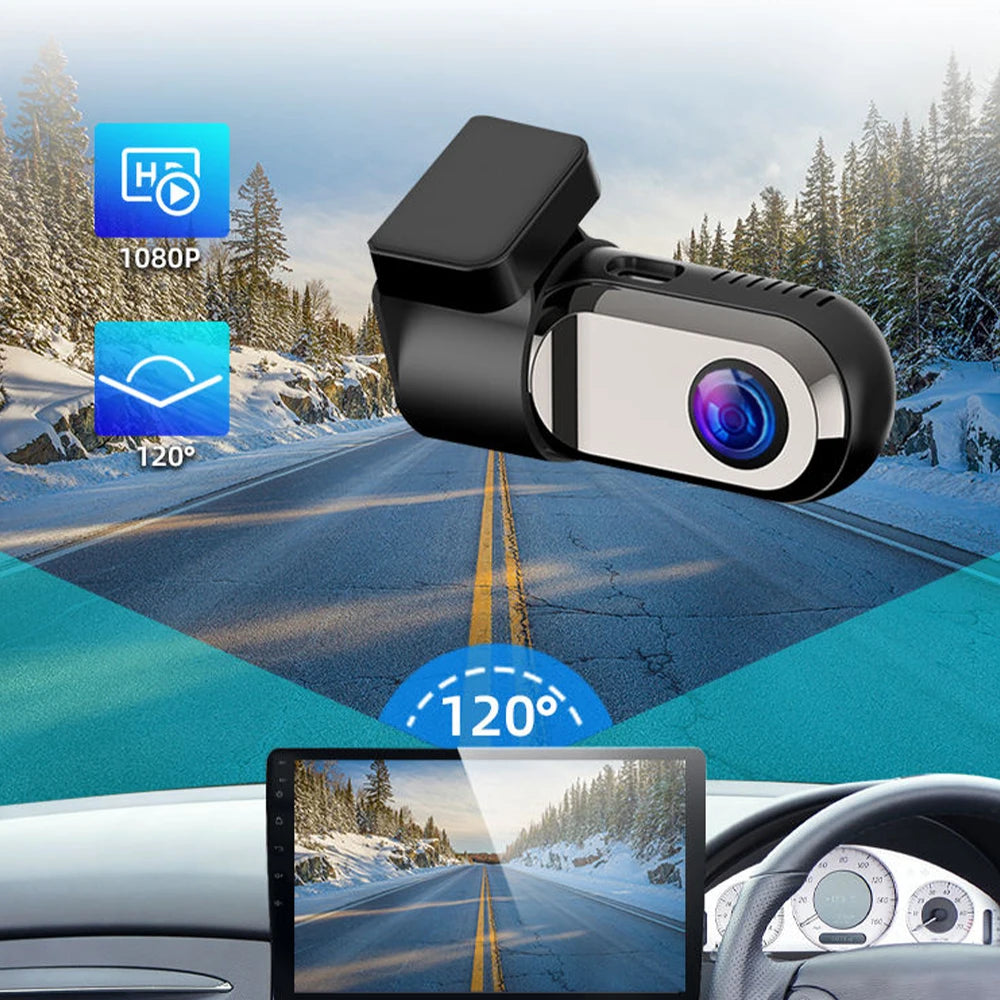 TAVALER Mini HD Car Video Recorder DVR Dash Cam 24 Hours Parking Monitor Car  Driving Record 720P/1080P HD USB/WIFI Dash Camera