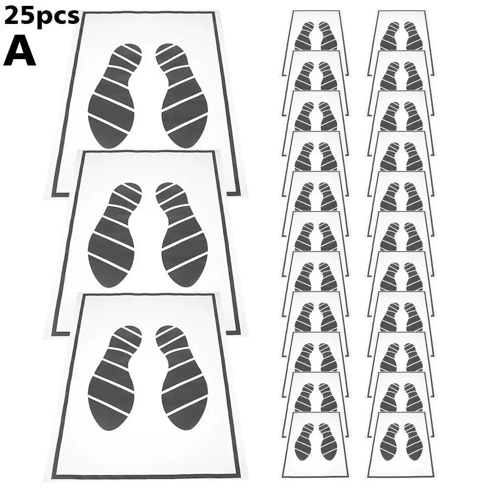 25/50/100Pcs Disposable Car Foot Mats Portable Paper Vehicle Foot Pads For Protection Disposable Car Mat Paper Anti-dirty Mat