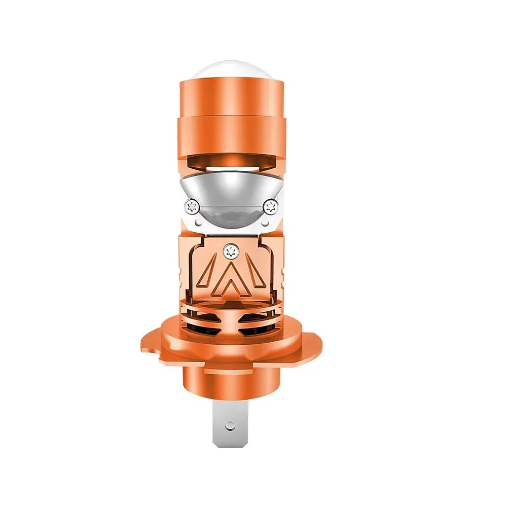 Mini H7 Led Headlight Lamp CANBUS 3 Colors Projector Lens Bulb Hi/Low Beam 800000LM 2000W Auto Headlamps 6000K White Plug&Play