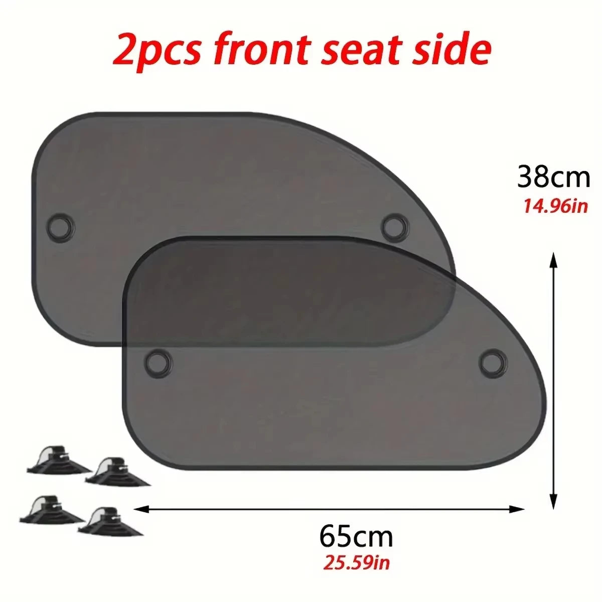 2pcs/4 pcs Universal Car Window Sun Shade UV Protection Car Curtain Car Window Sun Shade Visor Protective Window Film