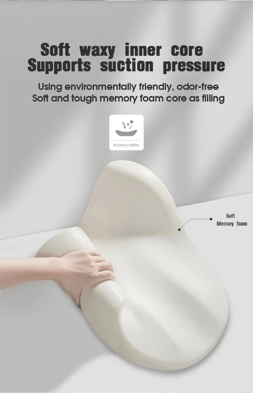 Car Headrest Lumbar Support Lumbar Cushion Memory Foam Cushion Backrest Lumbar Pillow Car Comfortable Neck Pillow Car Accsesorie