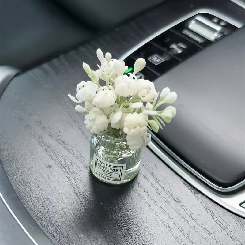 1pc exquisite simulation miniature flower POTS, for desktop decoration, DIY handicrafts, car decoration