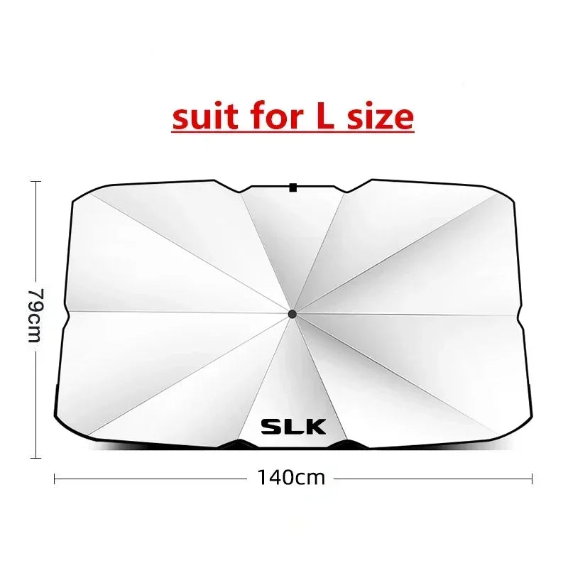 Car sun protection windshield sunshade suitable for Mercedes Benz W124 W203 W204 A CLS B C CLASS E CLA S GLA CLS SL SLC SLK