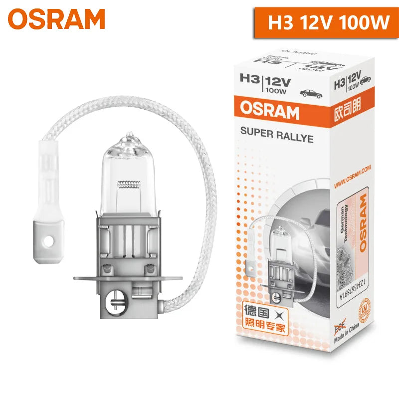 OSRAM Original H1 H4 H3 H7 12V 55W 65W 100W Yellow Light Standard Lamp 3200K Headlight Fog Lamp Car Halogen Bulb OEM Quality 1X