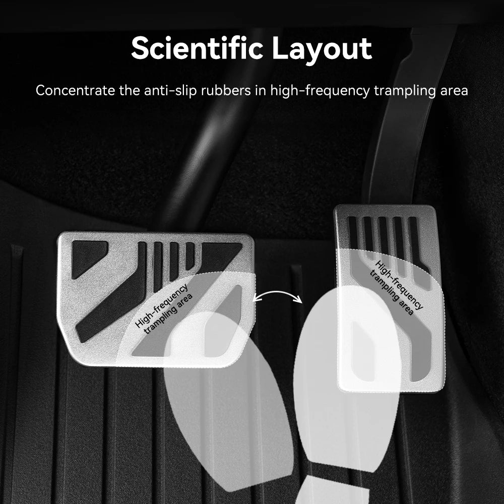 YZ For Tesla Model 3 Y Highland Juniper 2017-2026 Aluminum alloy Foot Pedal Accelerator Gas Fuel Brake Pedal Pedal Cover