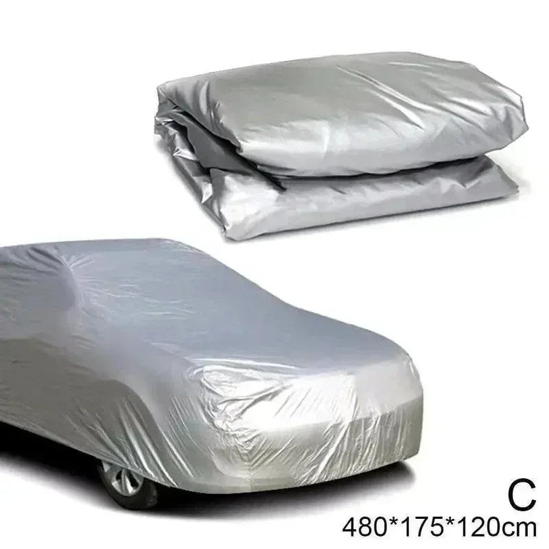 Universal Car Cover Waterproof Dustproof Outdoor Protection Full Rain Snow UV Protective Car Cover for Hatchback Sedan SUV