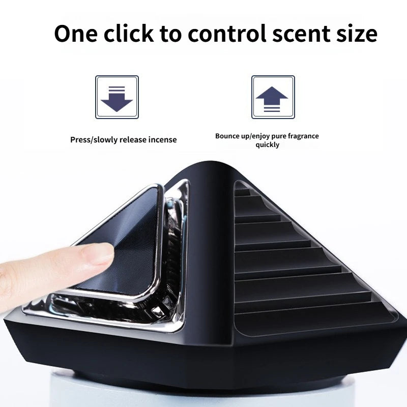 Car Air Freshener Solid Beech Wood Long-Lasting Fragrance Car Diffuser For Toyota GR Sport Gazoo Racing Yaris 86 Corolla Hilux