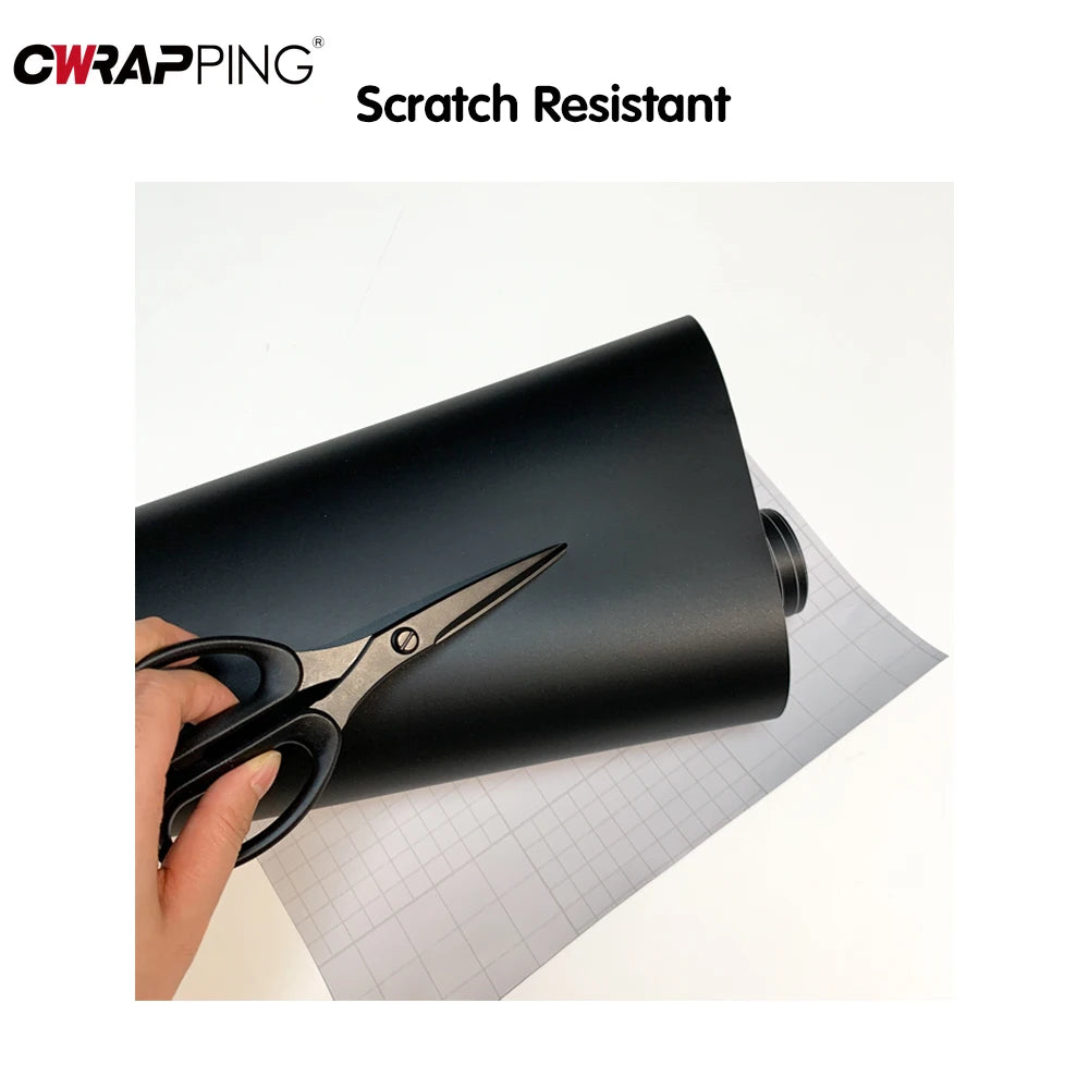 Car Wrapping Film Frosted Matte Black Bubble Free Vinyl Film Auto Color Change Decal Motorcycle Sticker Exterior Car Accessories