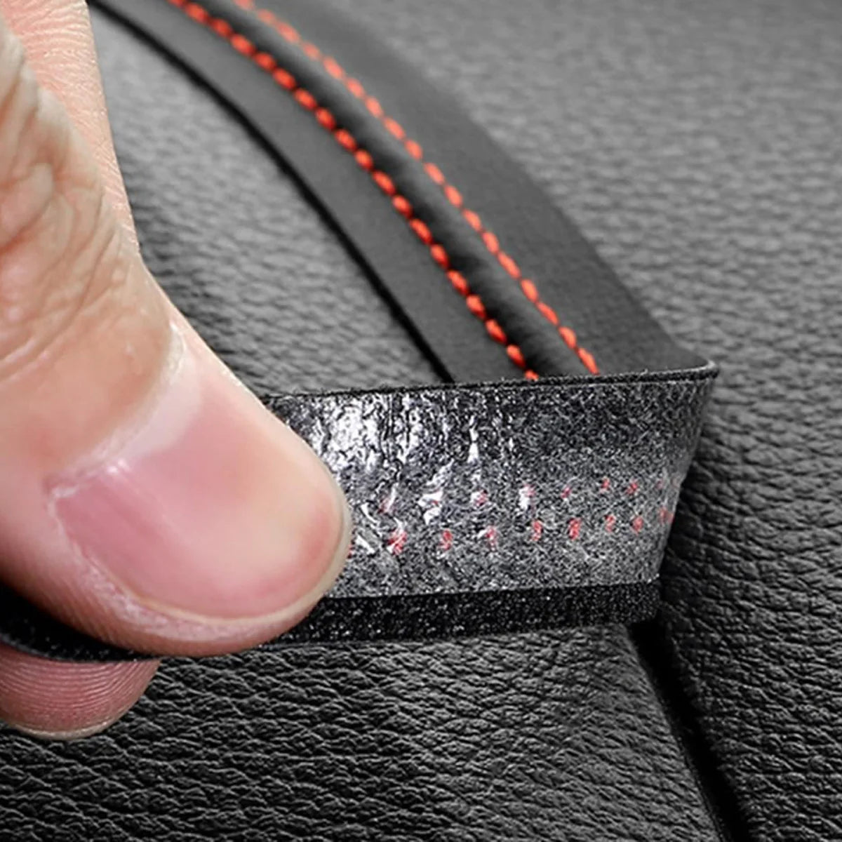 Universal Car Mouldings Trim PU Leather DIY Braid Decorative Line Strip For Door Dashboard Sticker Car Interior Accessories 2/8m