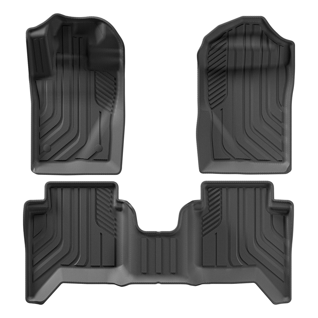 for Ford Ranger 2024 2025 US Version fit 5FT 59.6Bed Car Truck Bed Mat Liner Trunk Bed Liner Black TPE 3D Floor mats