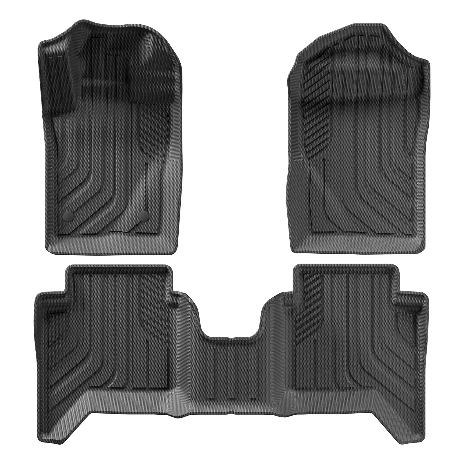 for Ford Ranger 2024 2025 US Version fit 5FT 59.6Bed Car Truck Bed Mat Liner Trunk Bed Liner Black TPE 3D Floor mats