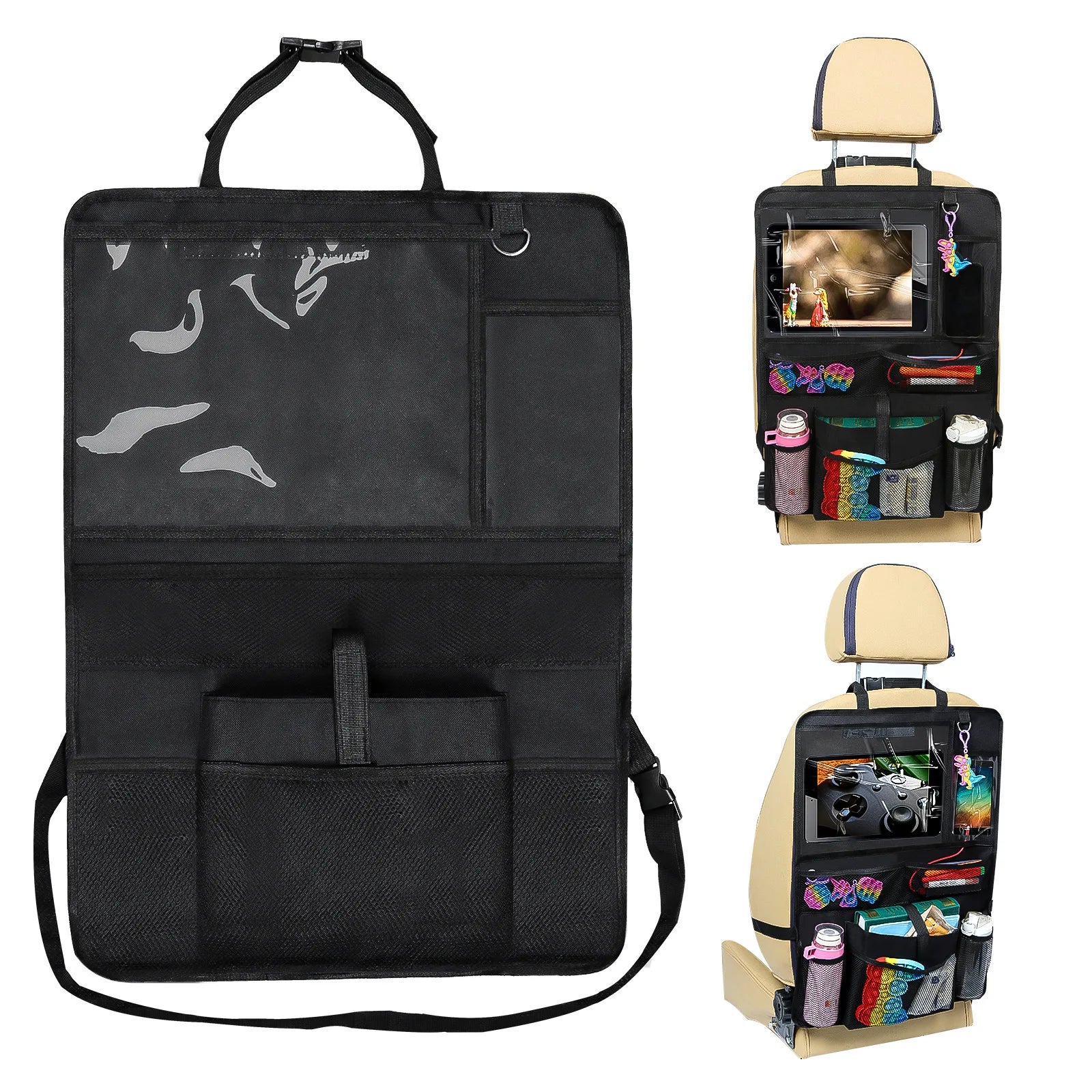 Car Seat Cover for Tesla Model 3 Y Juniper 2026 Oxford PU Leather Protector Mats Child Baby Cushion Protective Mat For Baby Kids