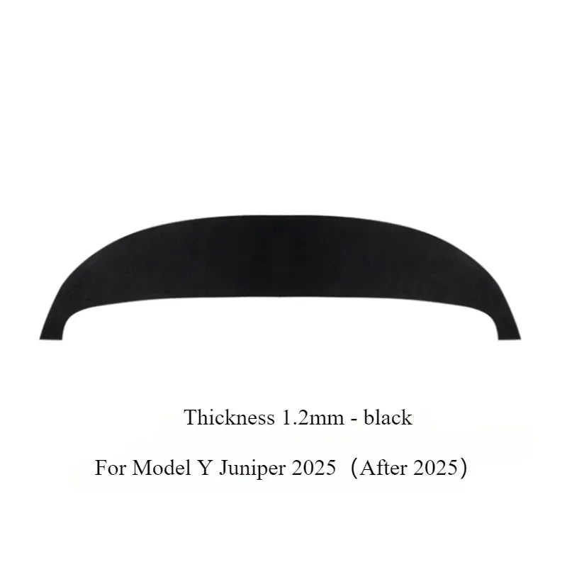 For Tesla Model Y Juniper 2025 Model 3/Y Dashboard Cover Pad Suede Sunshade Protector Anti-UV Dash Mat Non-slip Pads Accessories