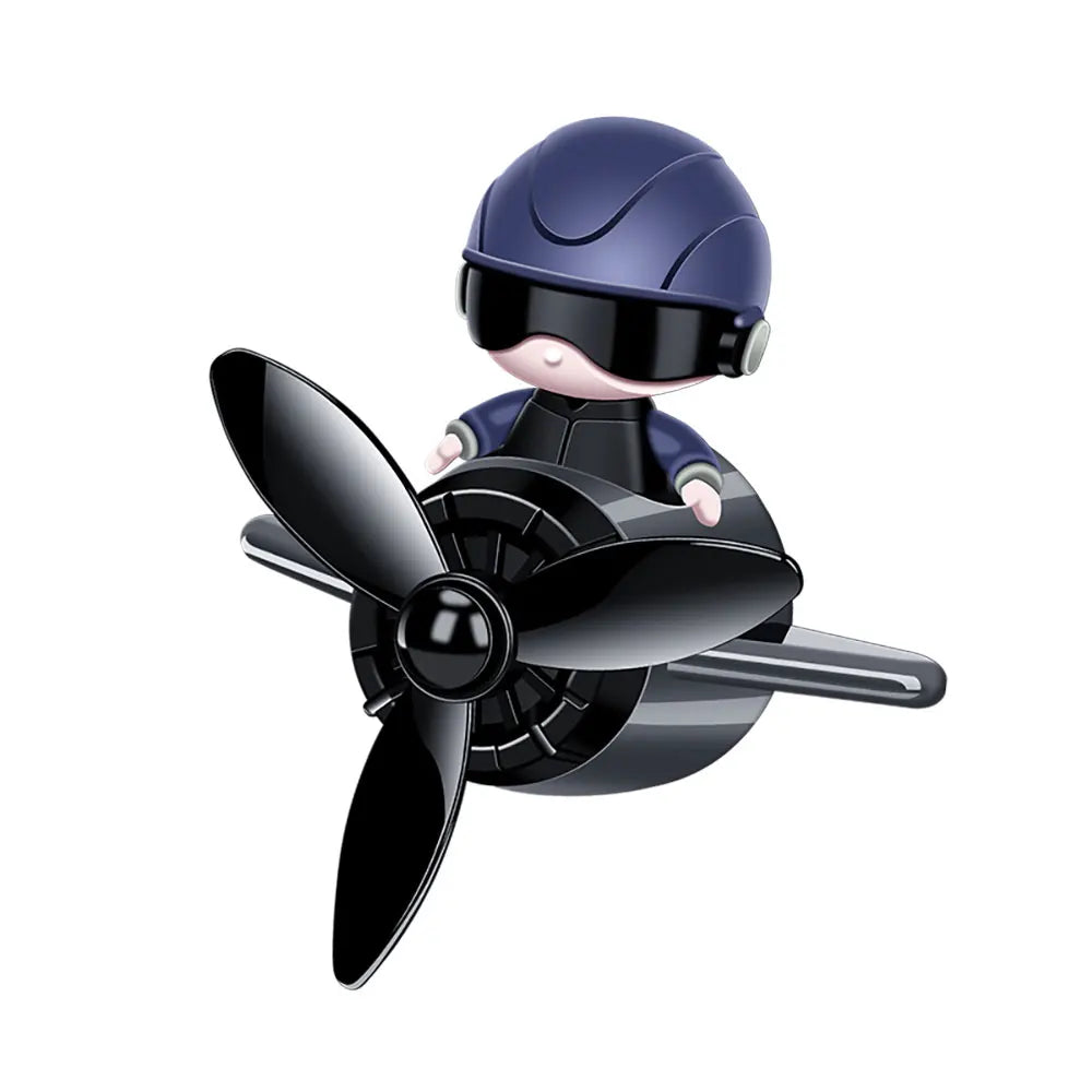 Car Air Freshener Aromatherapy Auto Accessories Interior Perfume Diffuser Creative Air Force Small Aircraft Cartoon Design