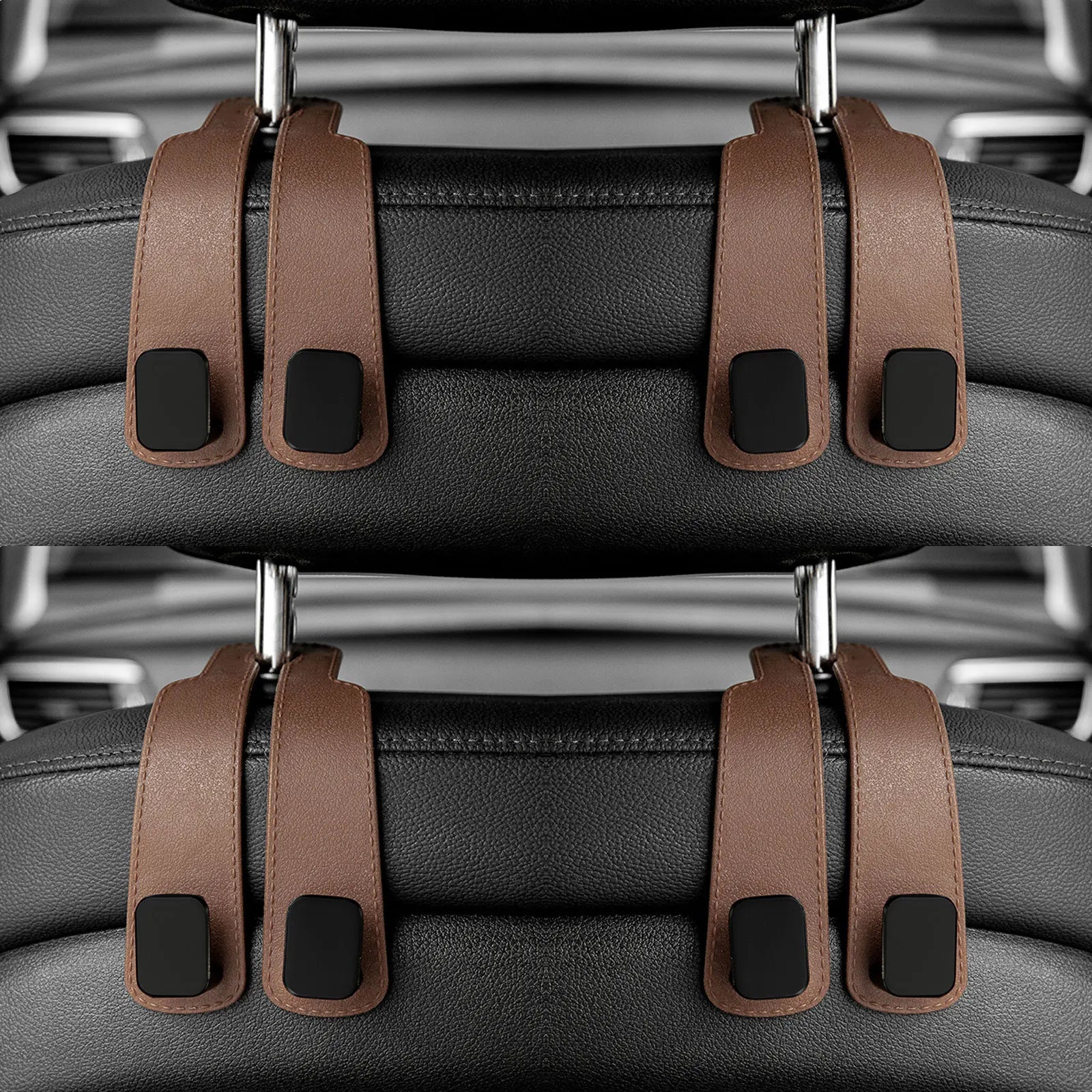 Car Headrest Hooks Hanger for Bags Seat Back Organizer Holder Clips Auto Fastener Hooks Car St
