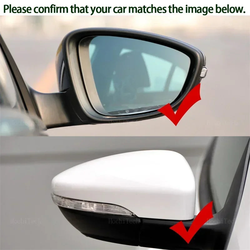 For Volkswagen VW CC 08-16, EOS Scirocco, Jetta MK6 Passat B7 Bettle A5 EU Left or Right Door Side Heated Wing Mirror Glass